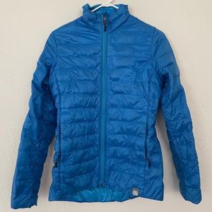 Women's REI Co-Op Down Jacket Blue Sz Small S